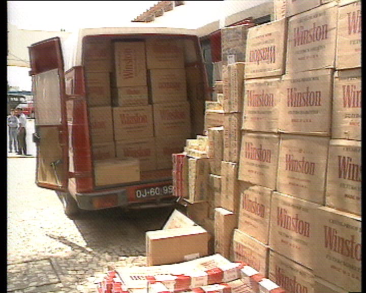 Apreensão de tabaco