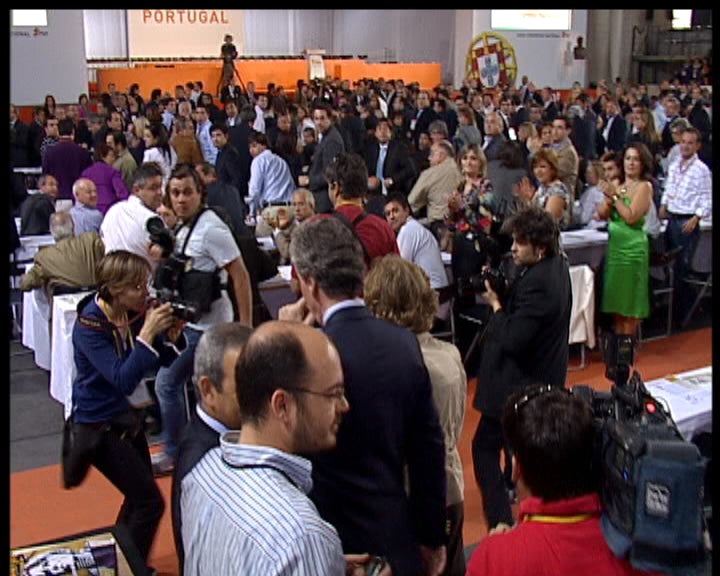 Ferreira Leite no congresso do PSD