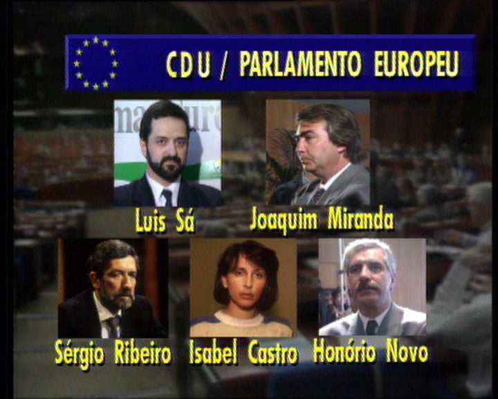Candidatos da CDU ao Parlamento Europeu