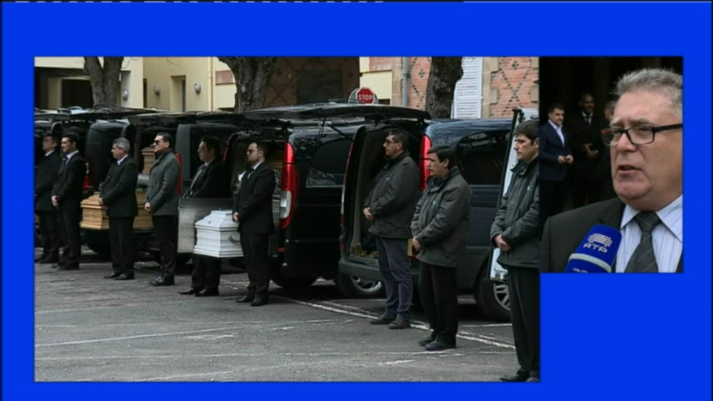 Corpos dos imigrantes portugueses trasladados para Portugal