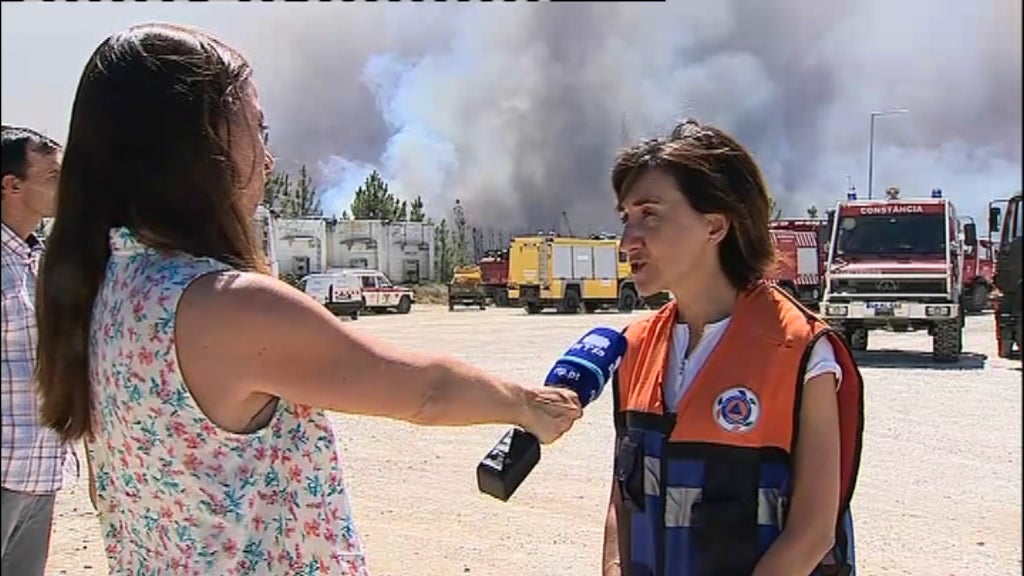 Incêndios florestais na região de Abrantes