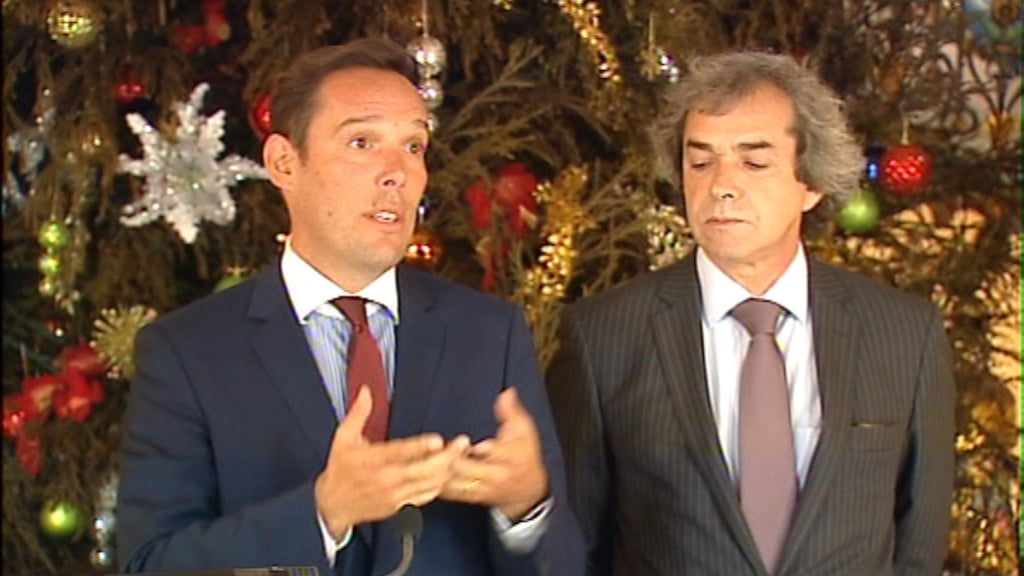 Conferência de imprensa de Sandro Paím