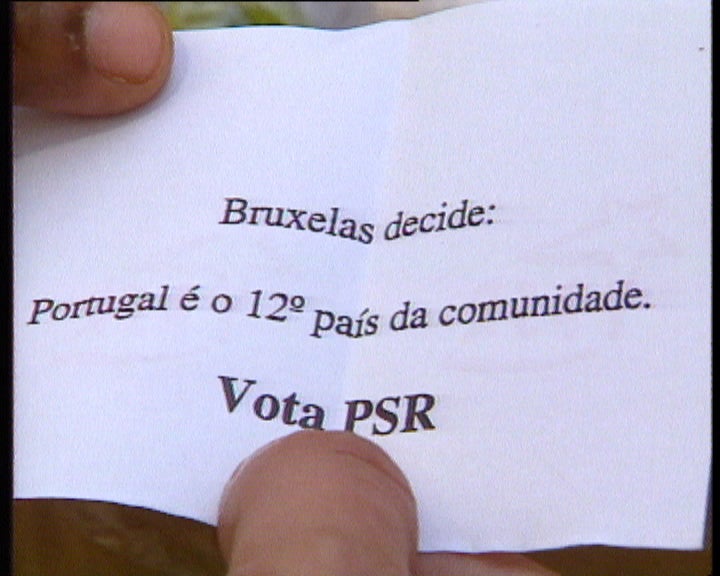 Campanha eleitoral do PSR para o Parlamento Europeu
