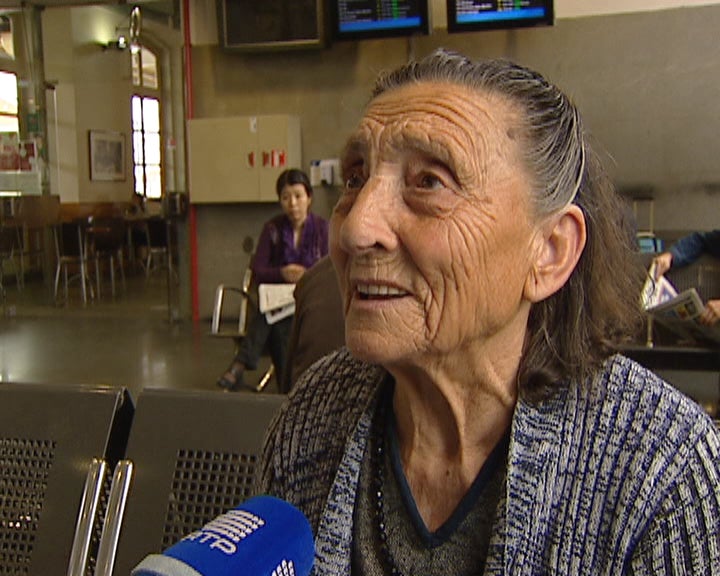 Maquinistas em greve no Porto