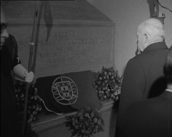 Cerimónia de homenagem ao Marechal Carmona