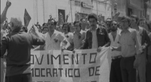 Manifestação de apoio ao MFA em Portalegre