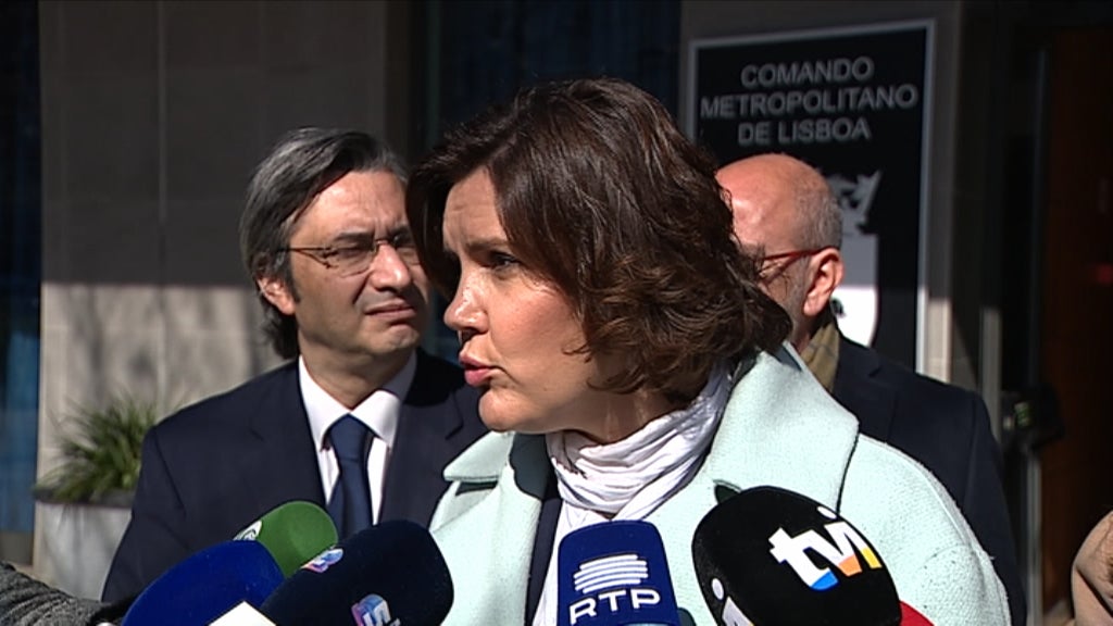 Assunção Cristas na PSP