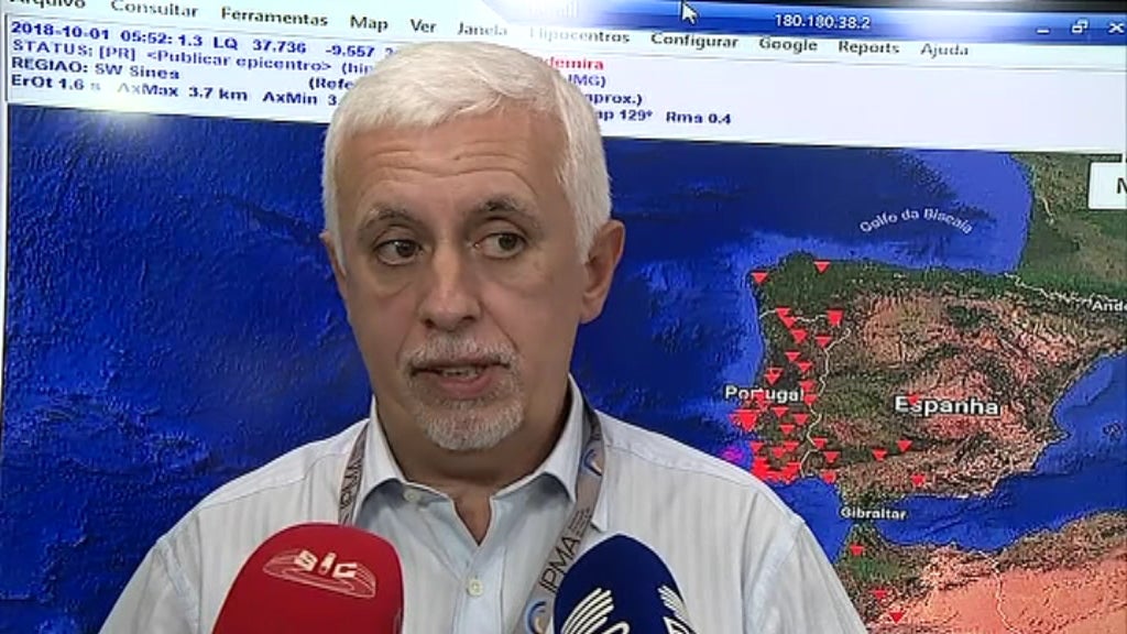 Sismos na área de Lisboa