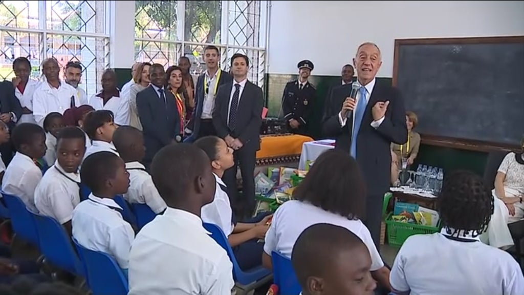 Marcelo Rebelo de Sousa em Moçambique