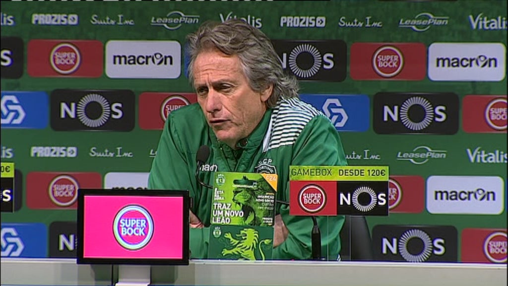 Conferência de imprensa de Jorge Jesus