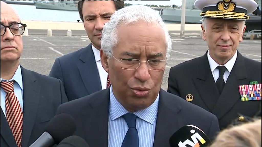 António Costa no Alfeite