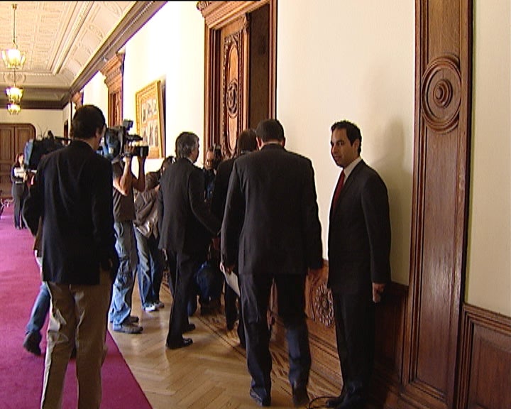 Passos Coelho com deputados do PSD