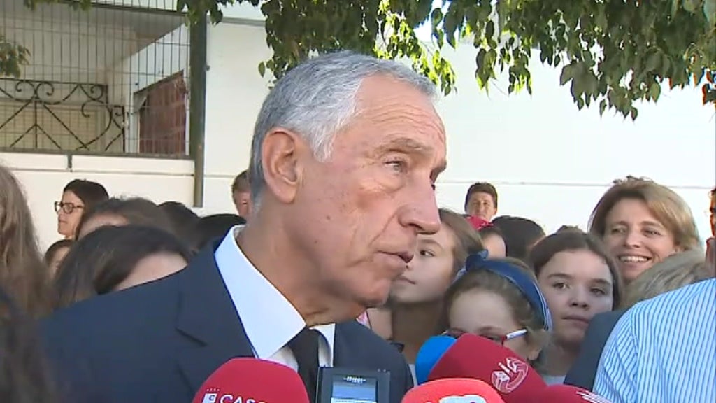 Declarações de Marcelo Rebelo de Sousa