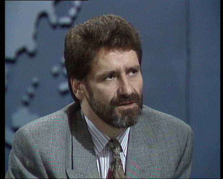 Debate em estúdio entre Narciso Miranda e Vieira de Carvalho