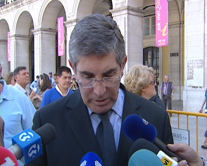 José Sócrates no Terreiro do Paço