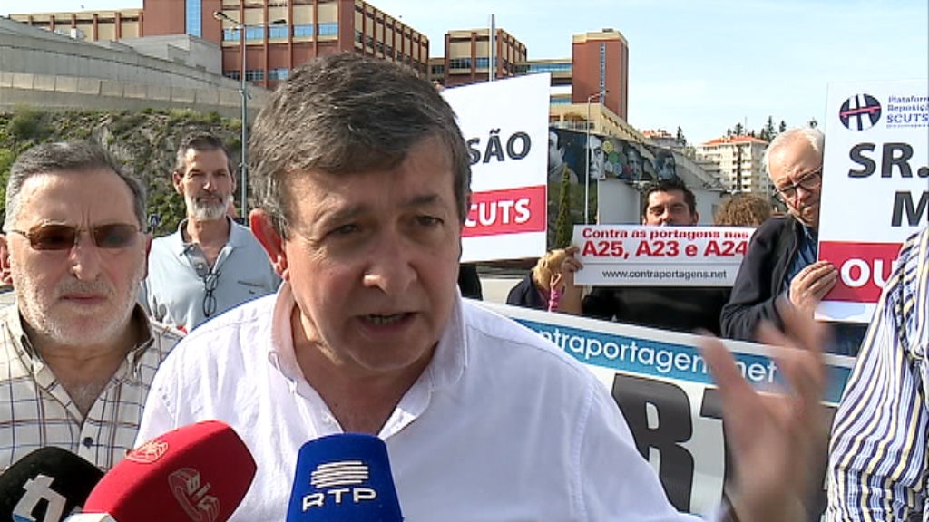 Buzinão contra as portagens