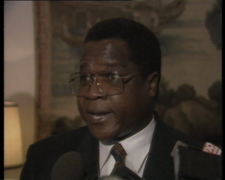 Encontro de Afonso Dhlakama com Cavaco Silva