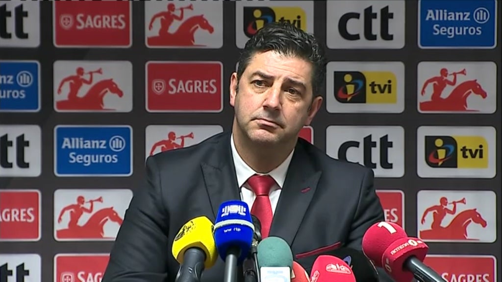 Conferência de imprensa de Rui Vitória