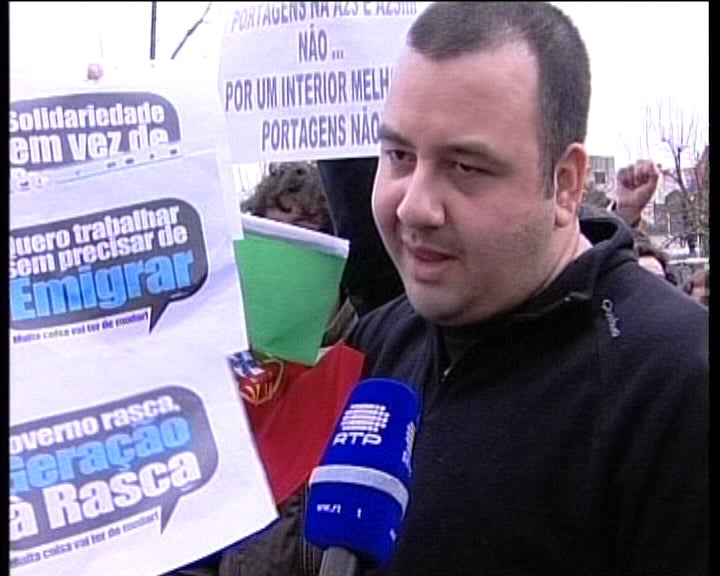 “Geração à rasca” no resto do país