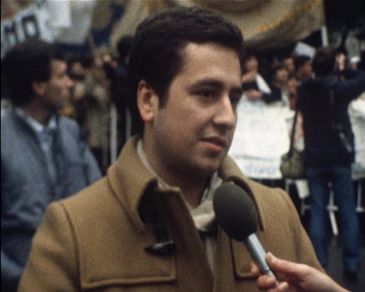 Manifestação de estudantes universitários em Lisboa