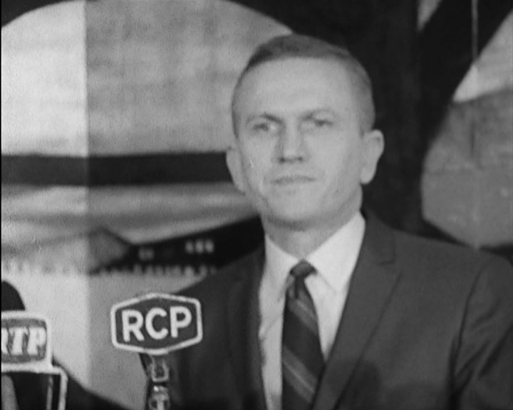 Conferência de imprensa do astronauta Frank Borman