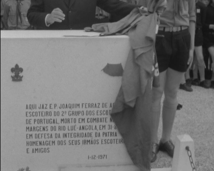 Inauguração do mausoléu de Ferraz de Aguiar no Cemitério do Alto de São João