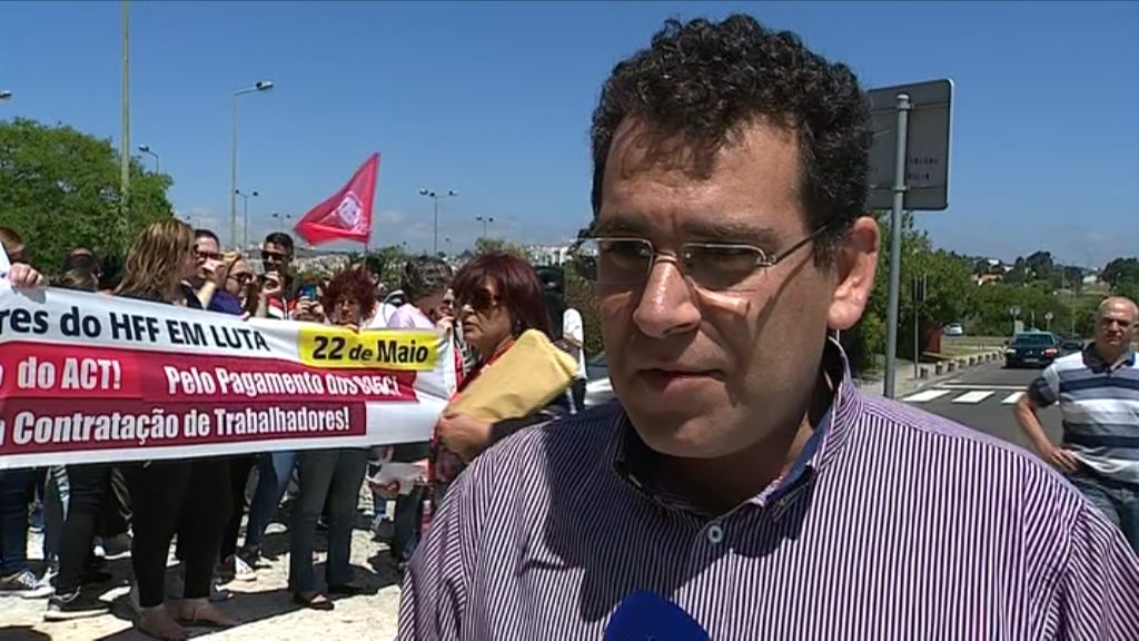 Greve no Hospital Amadora-Sintra