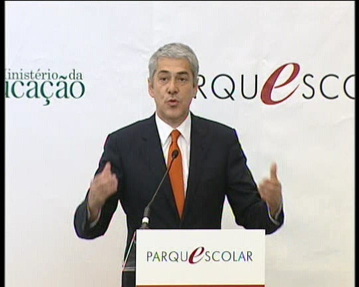 José Sócrates sobre o parque escolar
