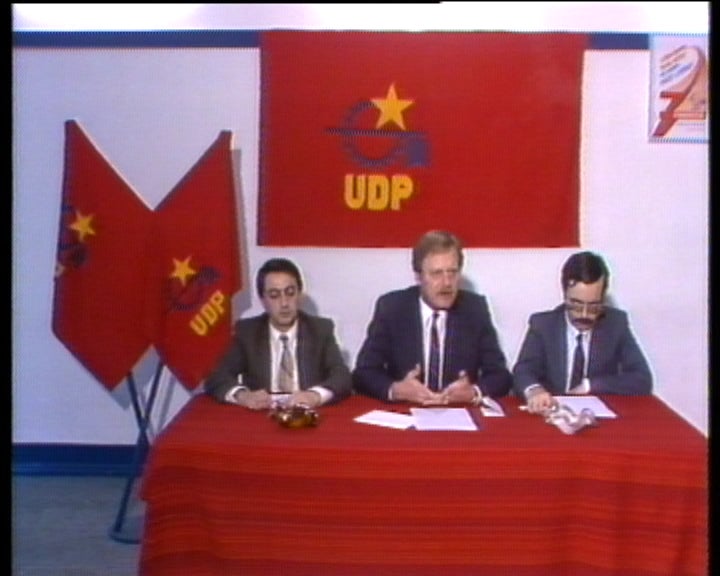 Conferência de imprensa da UDP