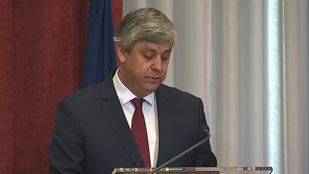 Reações de Mário Centeno ao défice 2017