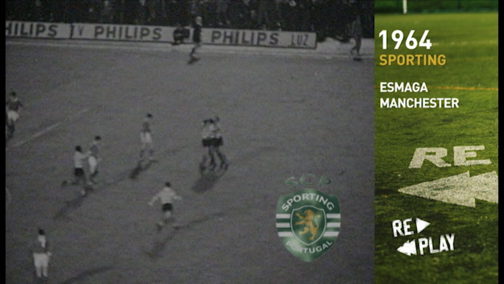 1964 Sporting esmaga Manchester