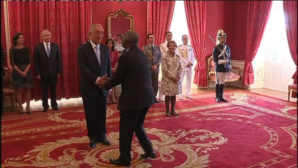 Sessão de cumprimentos do Corpo Diplomático