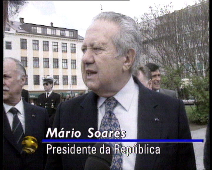 Visita de Mário Soares à Islândia