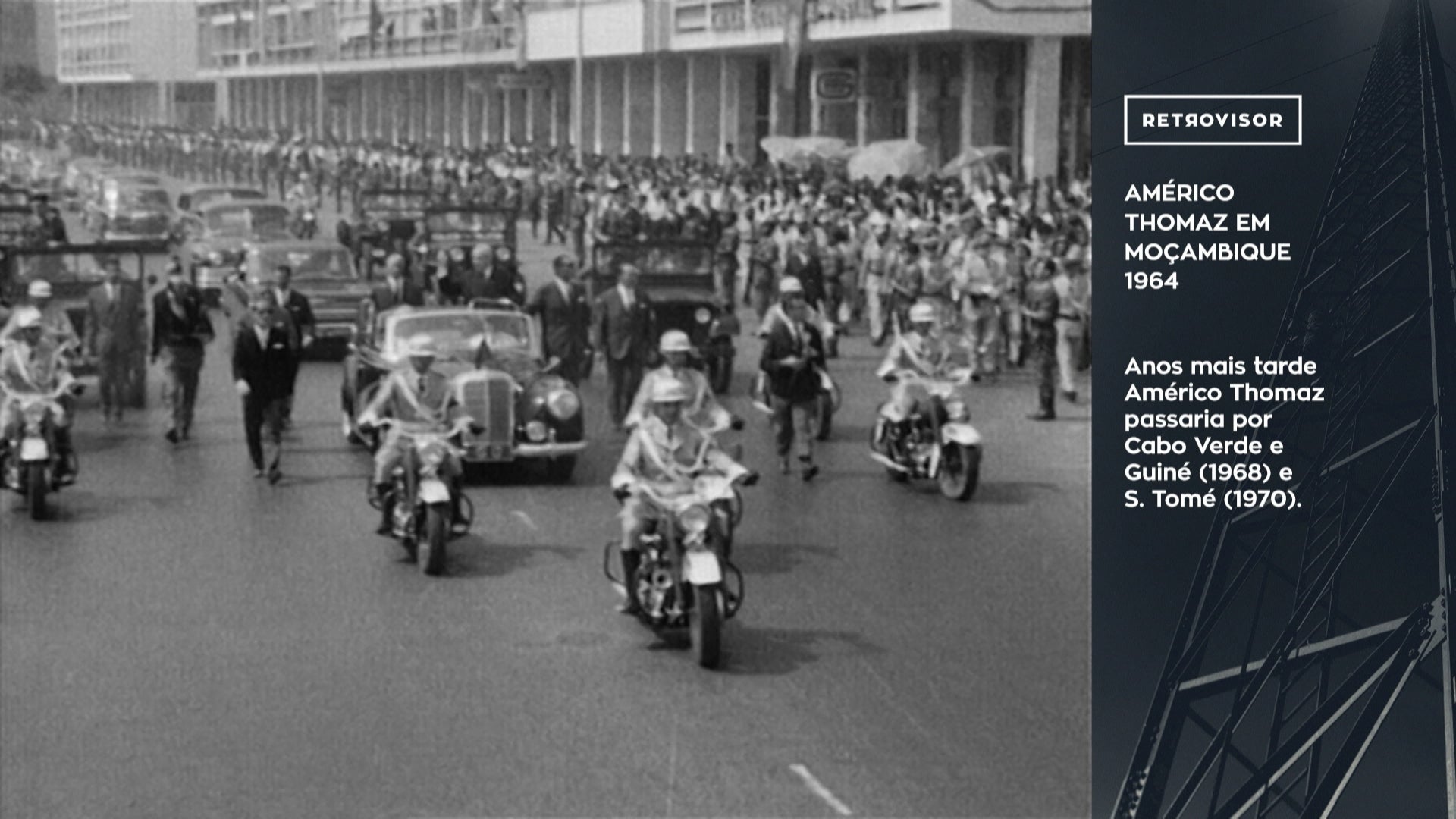 Américo Tomás Visita Moçambique