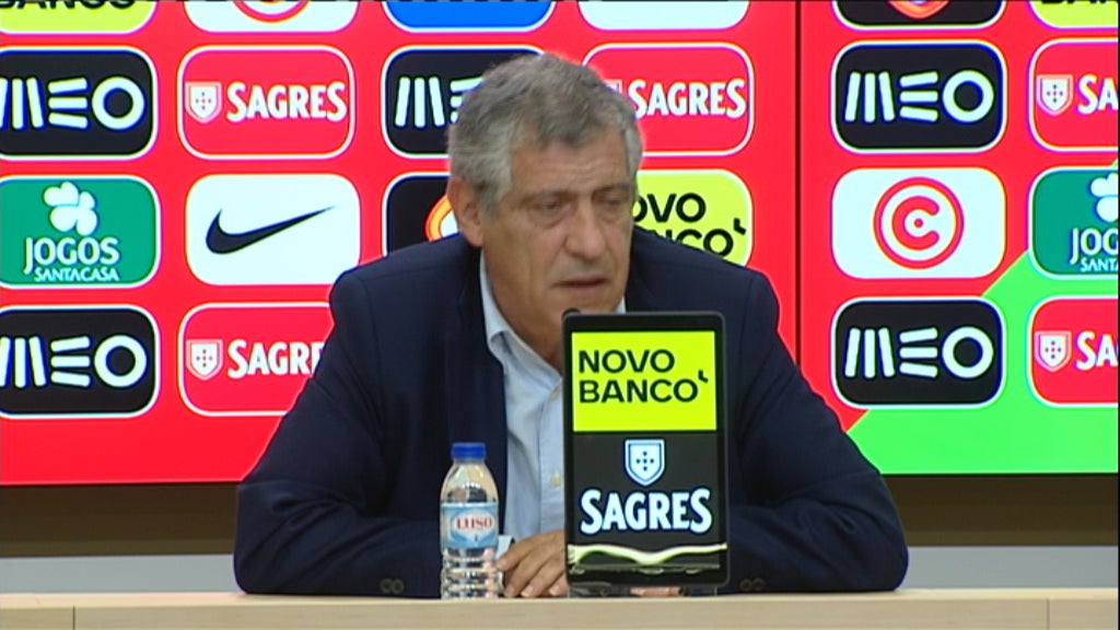 Fernando Santos revela convocados para jogos particulares