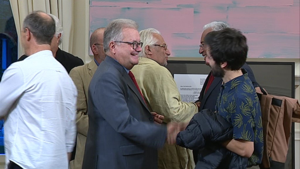 Protesto de artistas plásticos