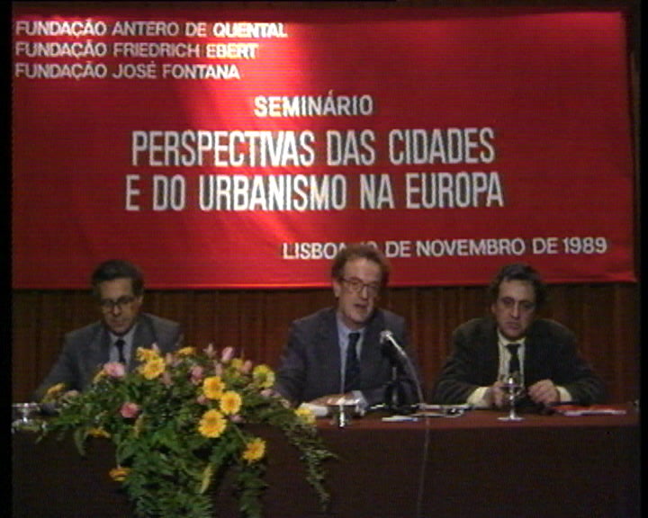 Jorge Sampaio num seminário