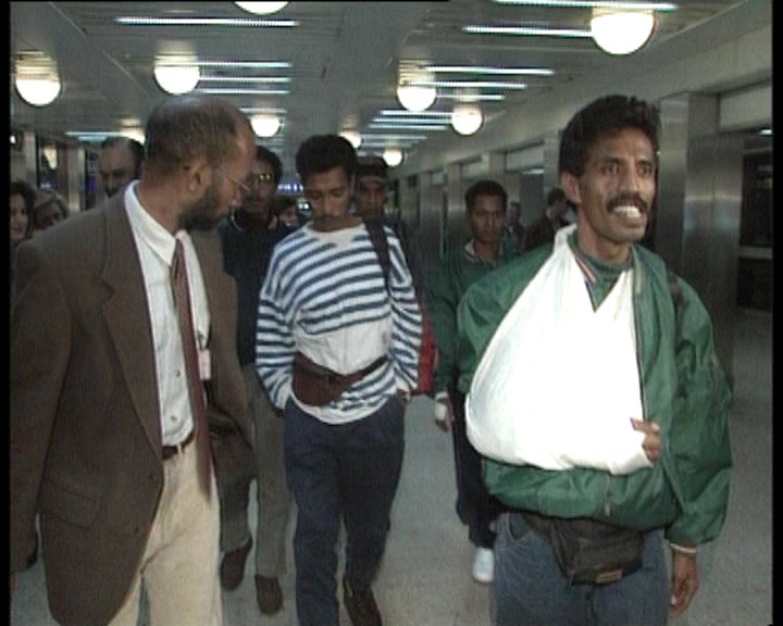 Chegada de refugiados timorenses