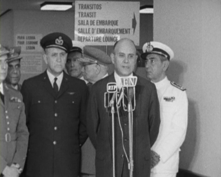 Chegada a Lisboa do Ministro da Defesa Nacional