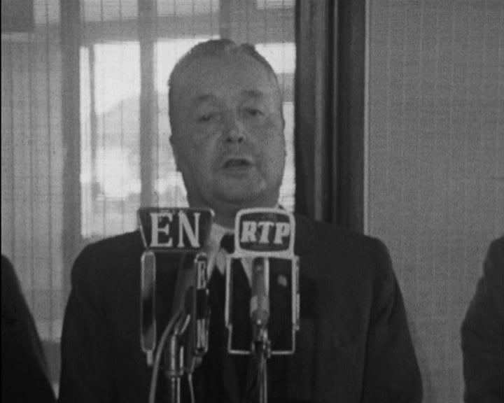 Chegada de Arnaldo Schulz a Lisboa