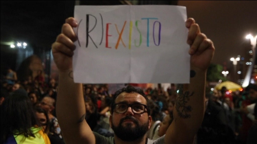 Manifestação anti Bolsonaro