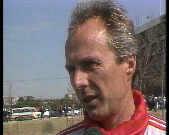 Treino de preparação do Benfica
