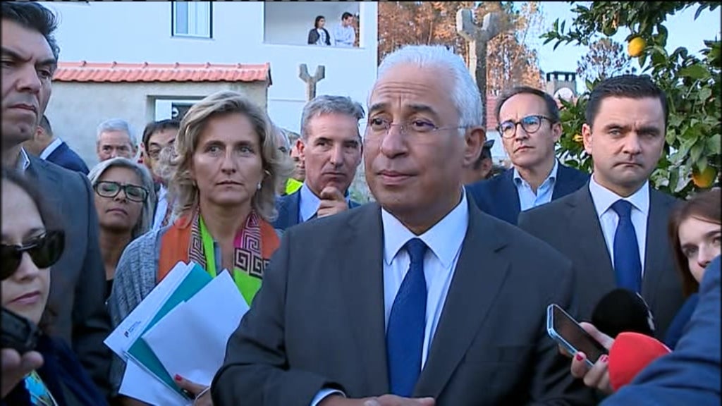 António Costa visita Pedrogão Grande