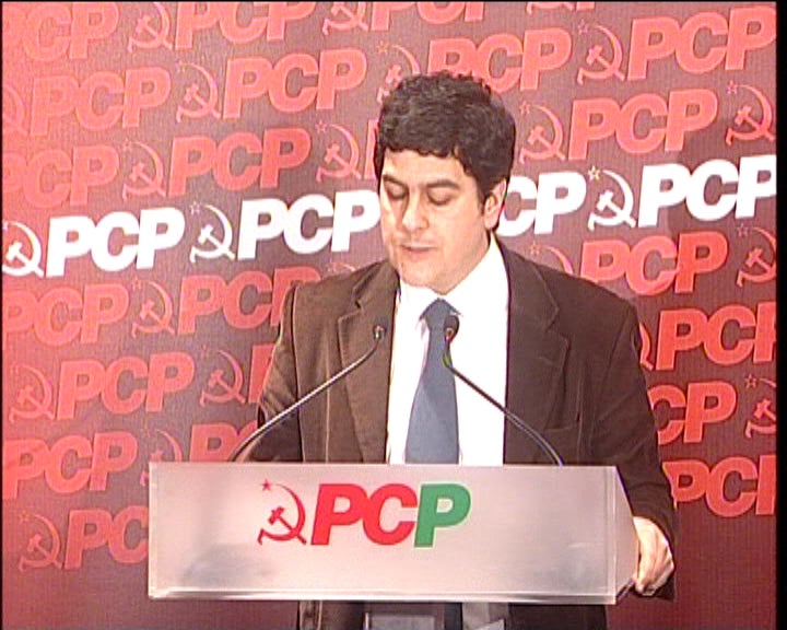 Conferência de imprensa de Bernardino Soares