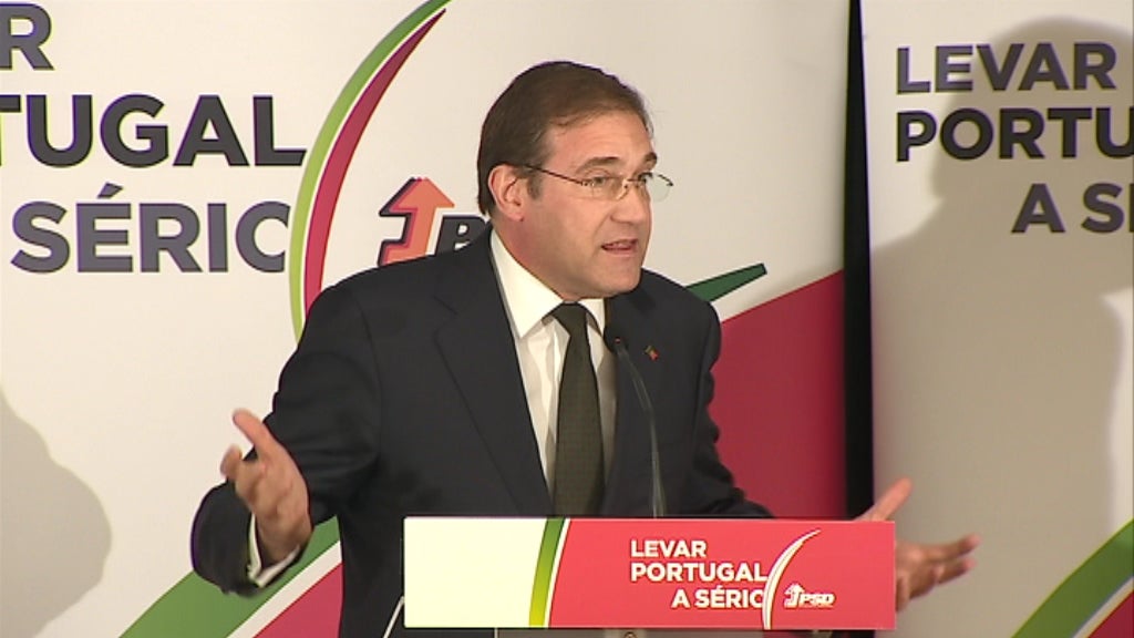 Passos Coelho critica o Governo