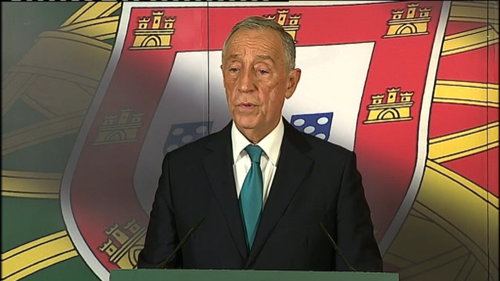 Conferência de imprensa de Marcelo Rebelo de Sousa