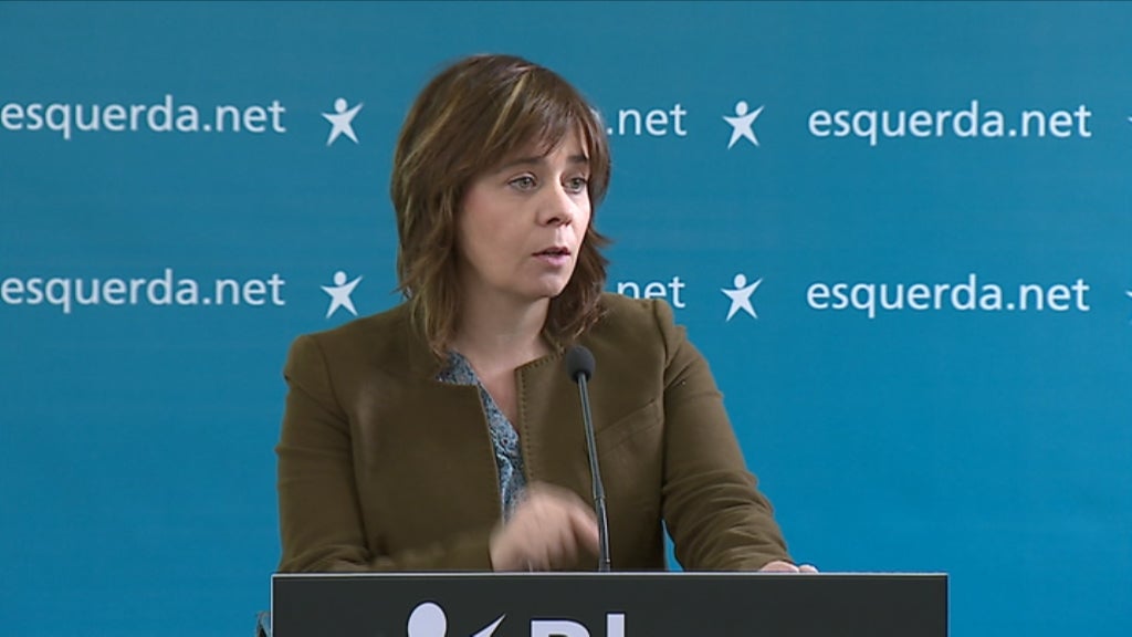 Catarina Martins sobre o governo do PS