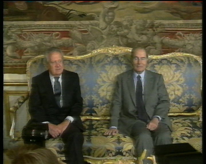 Visita de Mário Soares a Paris