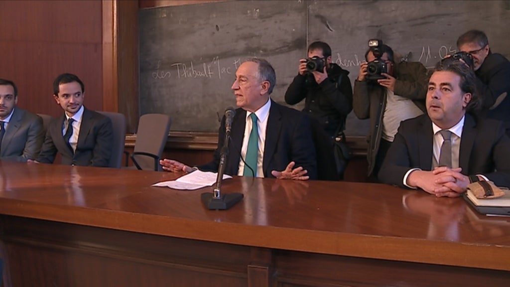 Despedida de Marcelo Rebelo de Sousa da Facultade de Direito de Lisboa