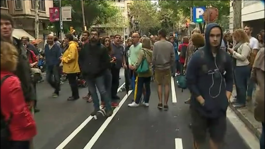 Daniela Santiago acompanha referendo na Catalunha